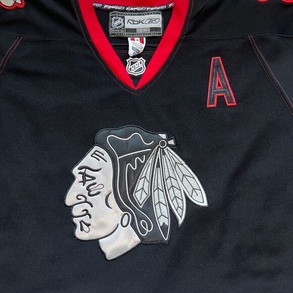 Authentic Chicago Blackhawks Patrick Sharp #10 Reebok Center Ice NHL Hockey Jers - Picture 3 of 12